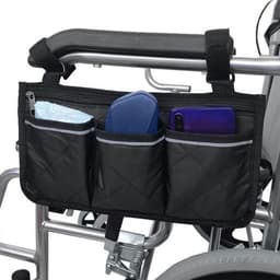 image-Cycling Walker Bag Rollator Organizer Pockets Wheelchair Scooter
