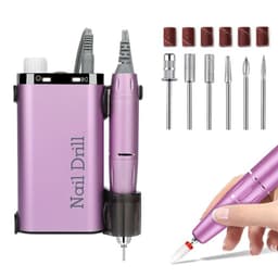 image-35000RPM Electric Nail Drill Rechargeable USB Nail Manicure Machine