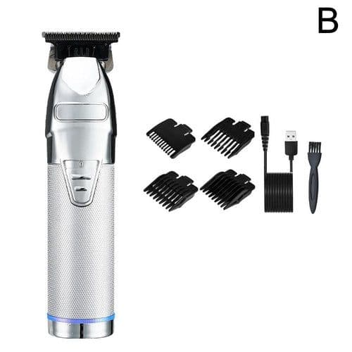 image-Professional Hair Trimmer Gold For Men Rechargeable Barber Cordless