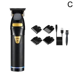image-Professional Hair Trimmer Gold For Men Rechargeable Barber Cordless