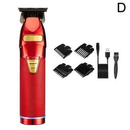 image-Professional Hair Trimmer Gold For Men Rechargeable Barber Cordless
