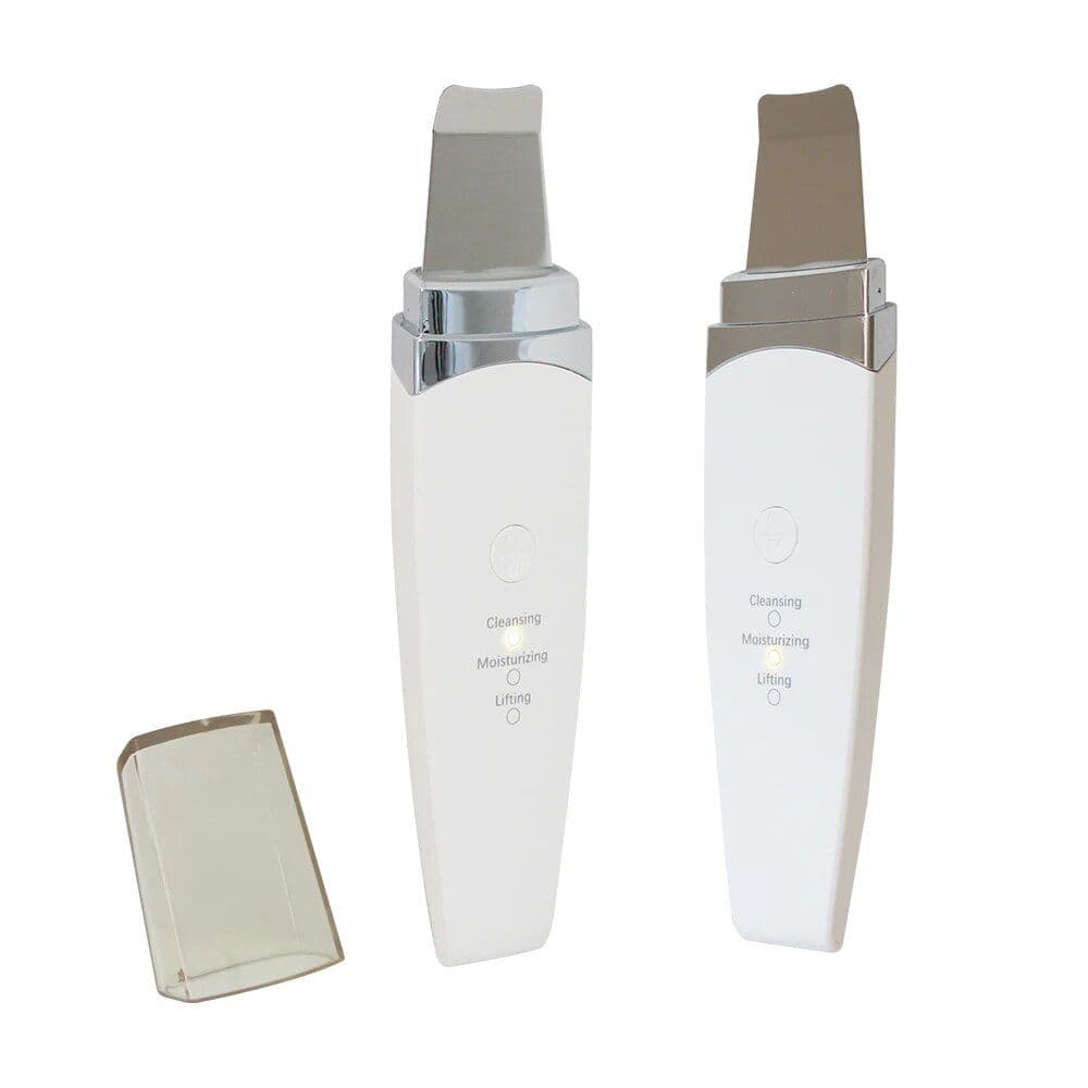image-Facial Ultrasonic Skin Scrubber Spatula Blackhead Remover Deep Face
