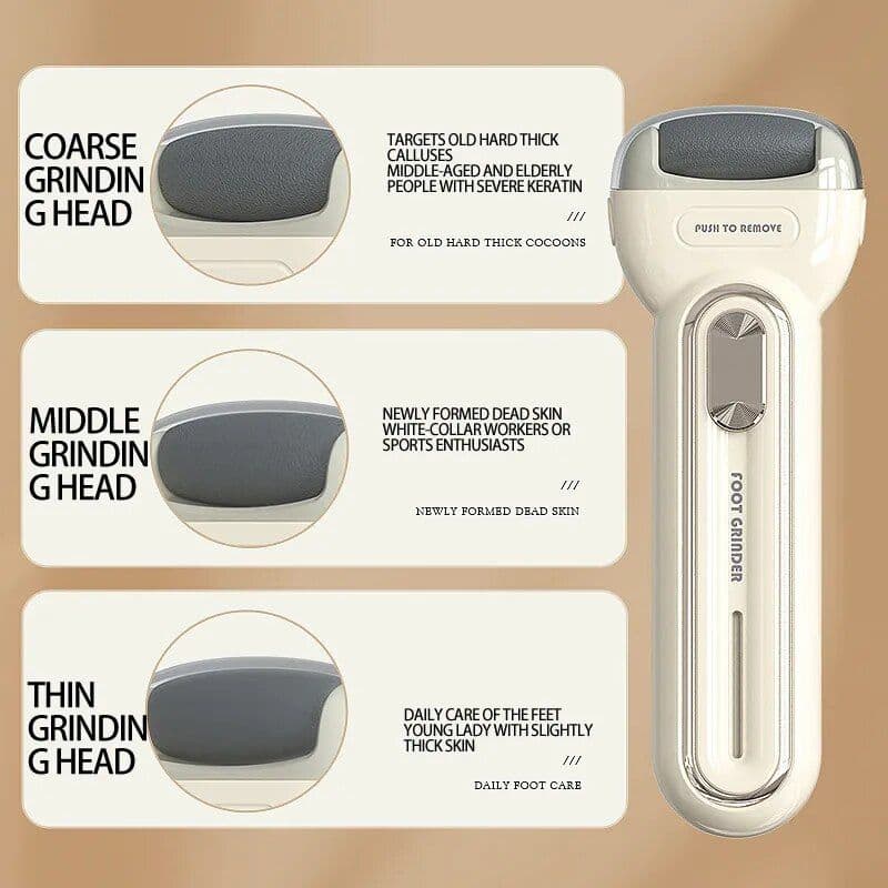 image-Electric Foot Grinding Skin Hard Rupture Skin Trimmer Dead Skin Foot