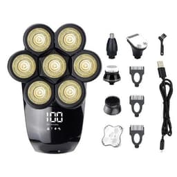 image-7D Independently 7 Cutter Floating Head Waterproof Electric Razor