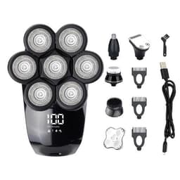 image-7D Independently 7 Cutter Floating Head Waterproof Electric Razor