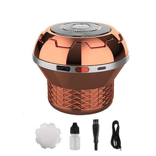 image-Men Electric Shaver Portable Beard Trimmer Waterproof Razor USB