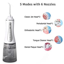 image-Portable Oral Irrigator 5 Modes Rechargeable Dental Water Jet 6