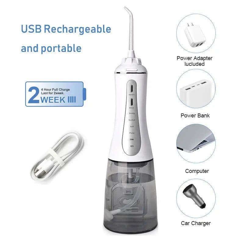 image-Portable Oral Irrigator 5 Modes Rechargeable Dental Water Jet 6