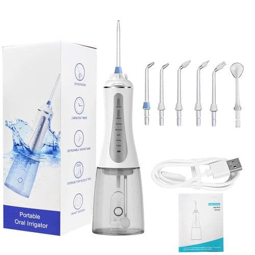 image-Portable Oral Irrigator 5 Modes Rechargeable Dental Water Jet 6
