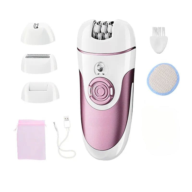 image-4 in 1 Hair Epilator Electric Hair Remover Device Lady Depilador