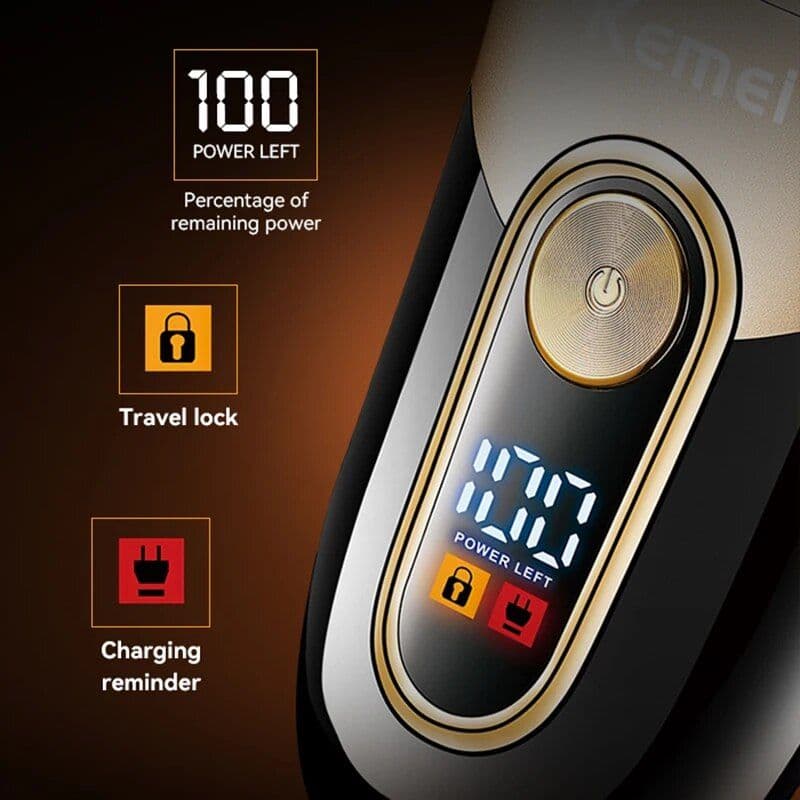 image-Electric Razor Electric Shaver Rechargeable Shaving Machine For Men