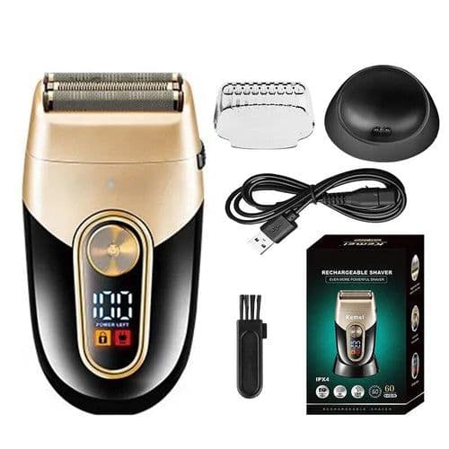 image-Electric Razor Electric Shaver Rechargeable Shaving Machine For Men