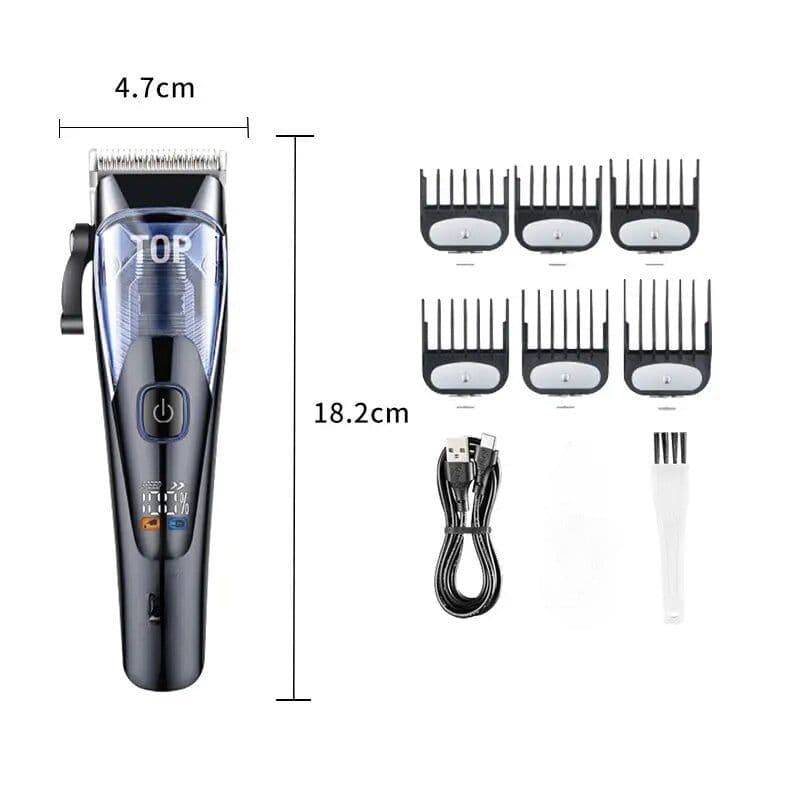 image-Hair Clipper Barber Hair Clipper Professional LED Display Haircuts