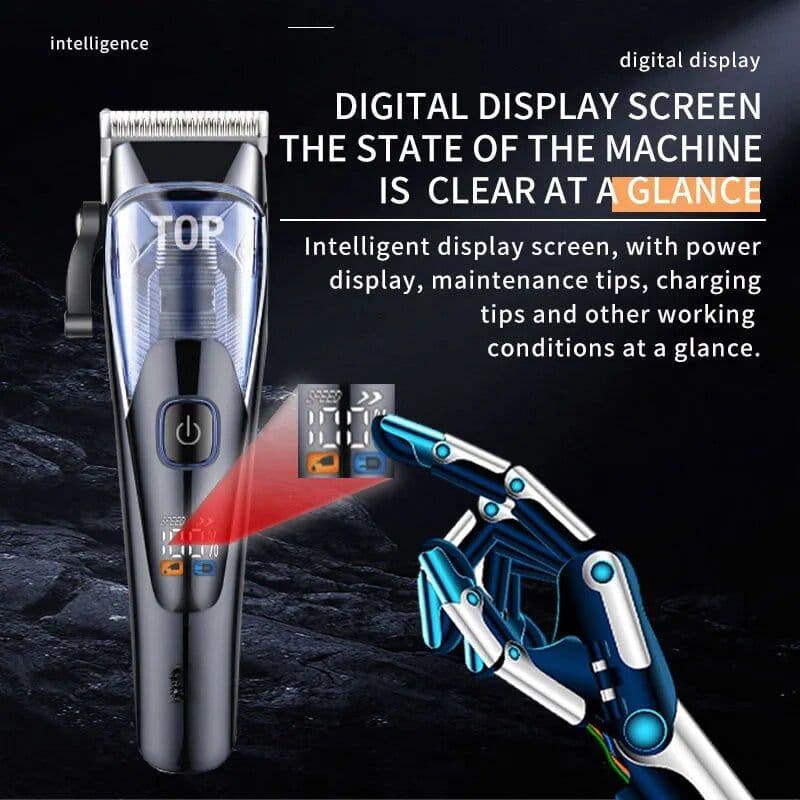 image-Hair Clipper Barber Hair Clipper Professional LED Display Haircuts