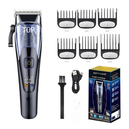 image-Hair Clipper Barber Hair Clipper Professional LED Display Haircuts