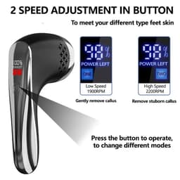 image-Electric Callus Remover for Feet Rechargeable Waterproof Foot Scrubber