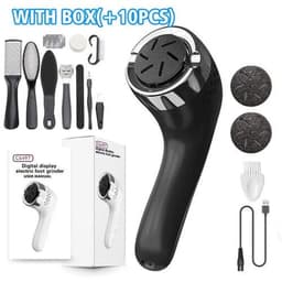 image-Electric Callus Remover for Feet Rechargeable Waterproof Foot Scrubber