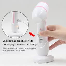 image-Cleansing Brush Sonic Face Rotating Cleansing Brush Facial Spa System