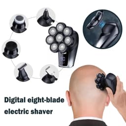 image-8D Face Head Electric Shavers For Bald Men Electric Bald Head Shaver