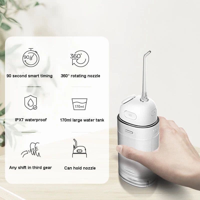 image-Oral Irrigator Dental Thread Irrigation Water Flosser Portable Mini