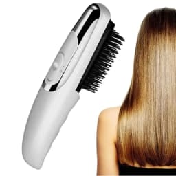 image-Electric Hair Straightener Comb Cordless Magnetic Head Massage Brush