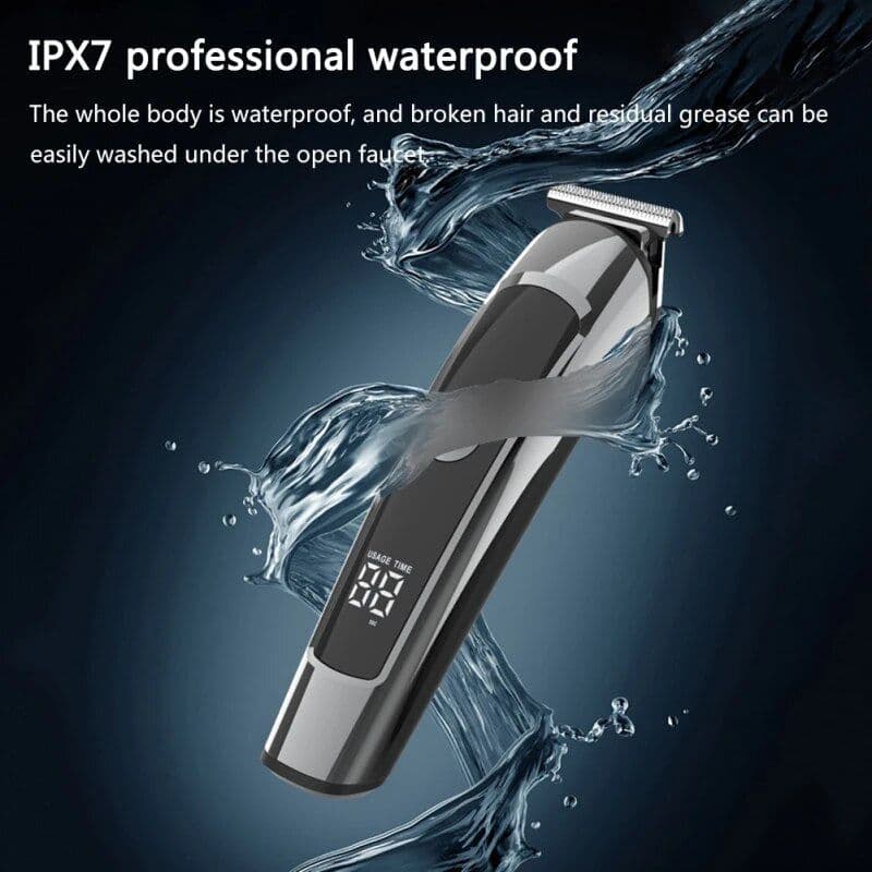 image-6 in 1 Professional Hair Clipper Facia Body Nose Trimmer Washable