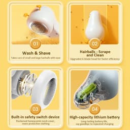 image-Cute Household Clothes Shaver Portable Electric Lint Remover