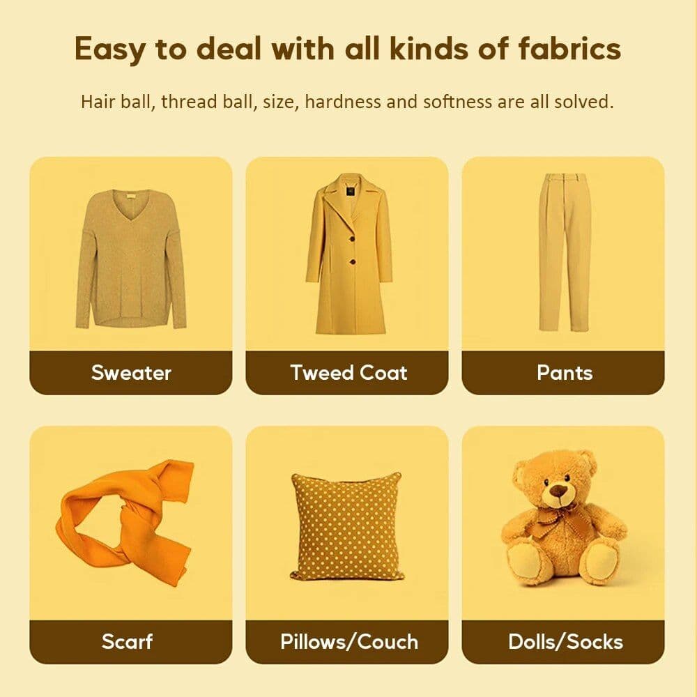 image-Cute Household Clothes Shaver Portable Electric Lint Remover
