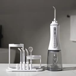 image-Oral Irrigator Water Flosser 5Modes Portable Dental Water Jet 350ML