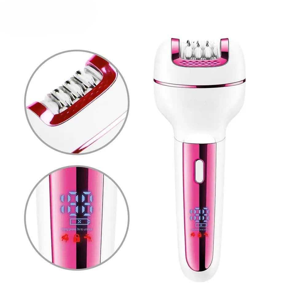 image-3 in1 Epilator Women Electric Shaver For Face & Body Rechargeable Lady