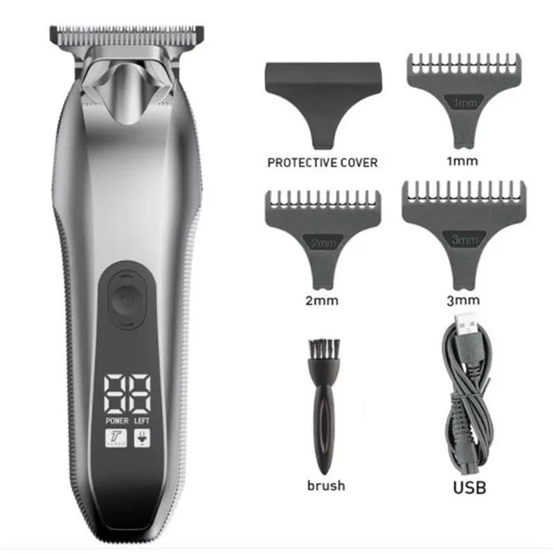 image-Electric Cordless Haircut Trimmer For Man Professional Hair Cutting