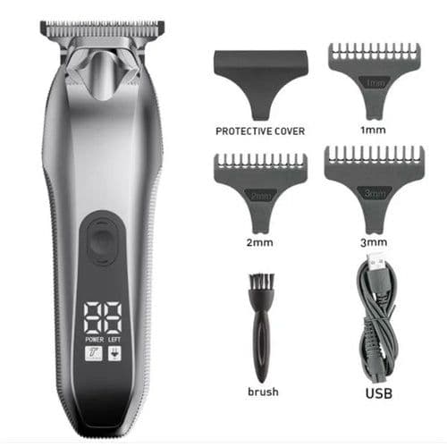 image-Electric Cordless Haircut Trimmer For Man Professional Hair Cutting