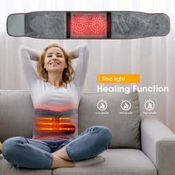 image-Heat Therapy Lumbar Brace Support Massager Waist Massager Back Belt