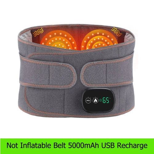 image-Heat Therapy Lumbar Brace Support Massager Waist Massager Back Belt