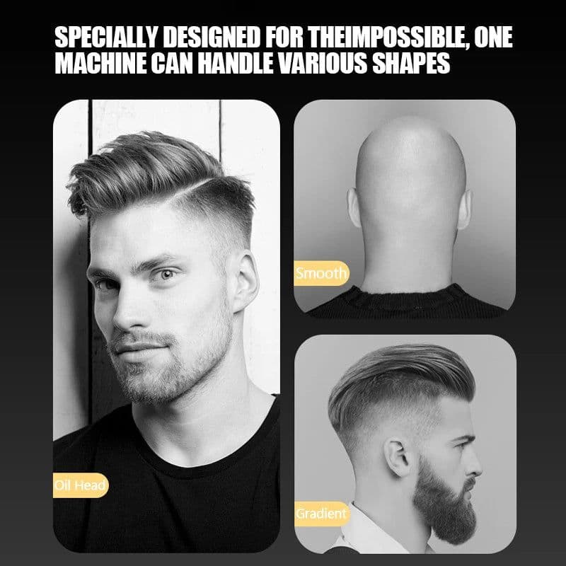 image-Cordless Hair Trimmer Mini Hair Cutting Kit with 6 Guide Combs