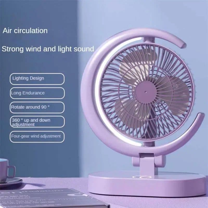 image-Mini Portable Fan Handheld USB Charging Fan Cooling Electric Fan 3