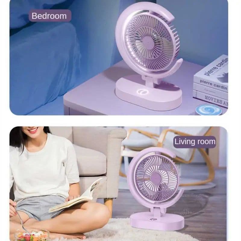 image-Mini Portable Fan Handheld USB Charging Fan Cooling Electric Fan 3