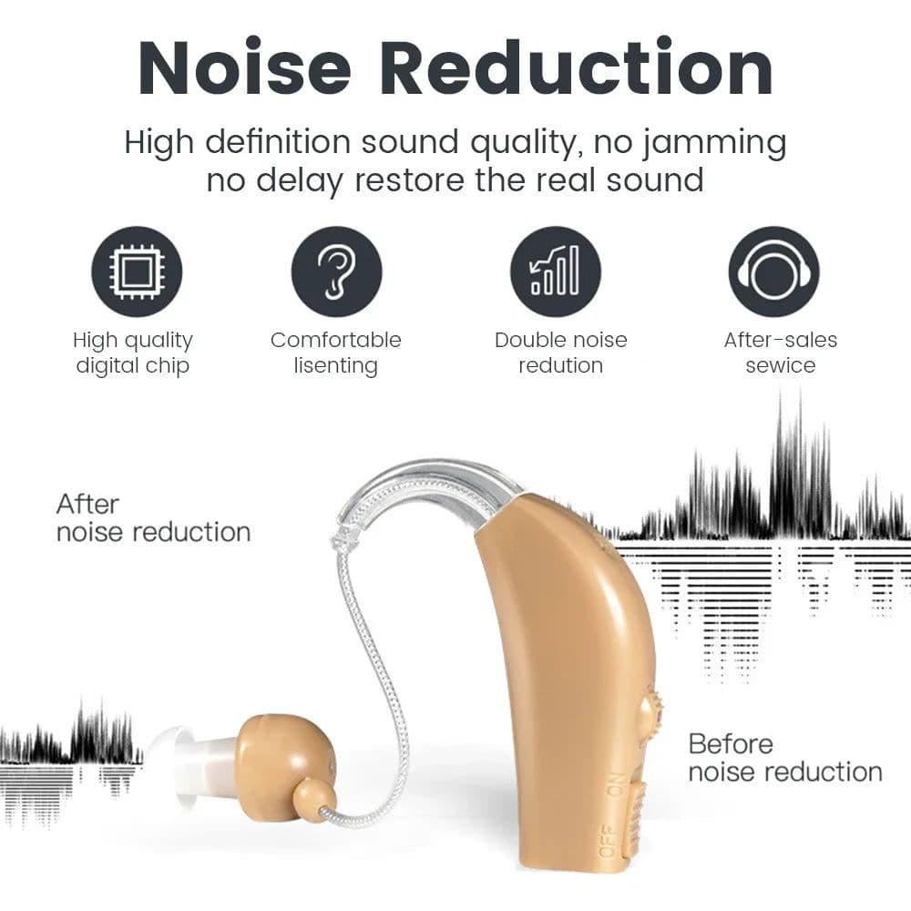 image-Portable Rechargeable Hearing Aid Sound Amplifier Magnetic Charging