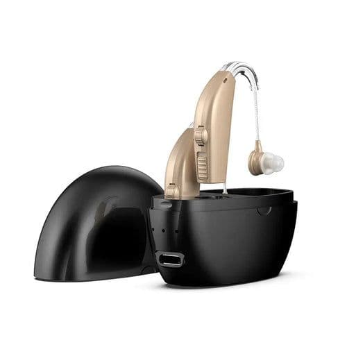 image-Portable Rechargeable Hearing Aid Sound Amplifier Magnetic Charging