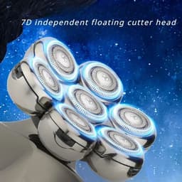 image-Men's Electric Razor Multi-function Electric Shaver Bald Hair