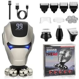 image-Men's Electric Razor Multi-function Electric Shaver Bald Hair