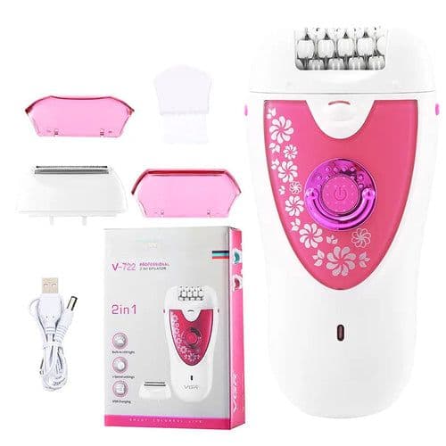 image-Women Electric Shaver Electric Hair Remover For Eyebrow Bikini Trimmer