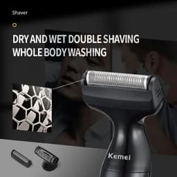image-3 in1 Electric Shaver for Men Wet Dry Electric Razor Facial Beard &