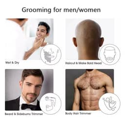 image-3 in1 Electric Shaver for Men Wet Dry Electric Razor Facial Beard &