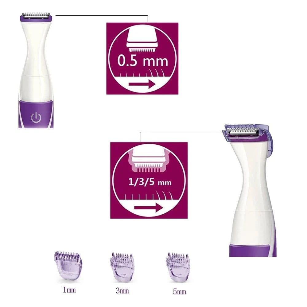 image-5 in1 Perfect Bikini Trimmer Kit Precision Facial Electric Hair