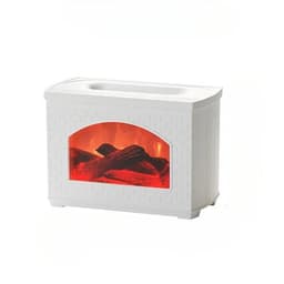 image-Simulated Fireplace Air Humidifier Flame Effect Aroma Oil Diffuser
