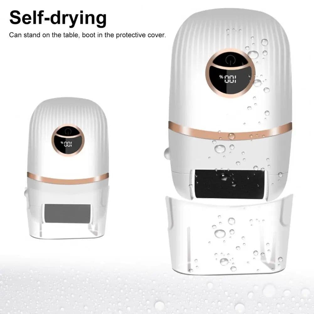 image-Electric Foot Callus Remover Kit LED Display Rechargeable Feet Care