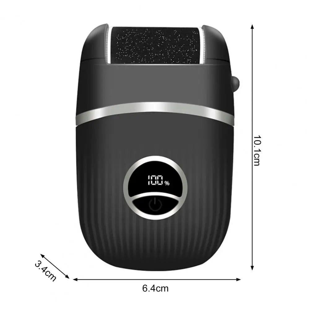 image-Electric Foot Callus Remover Kit LED Display Rechargeable Feet Care
