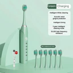 image-Sonic Electric Toothbrush IPX7 Waterproof Dupont Soft Bristles USB