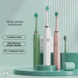 image-Sonic Electric Toothbrush IPX7 Waterproof Dupont Soft Bristles USB
